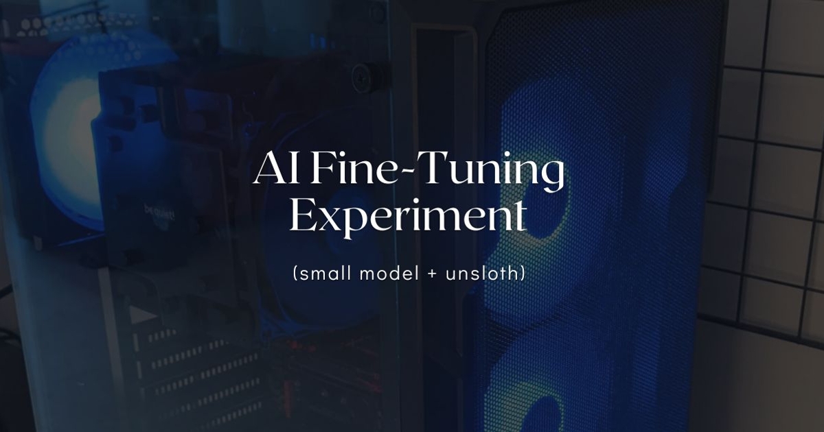 AI Fine-tuning Experiment