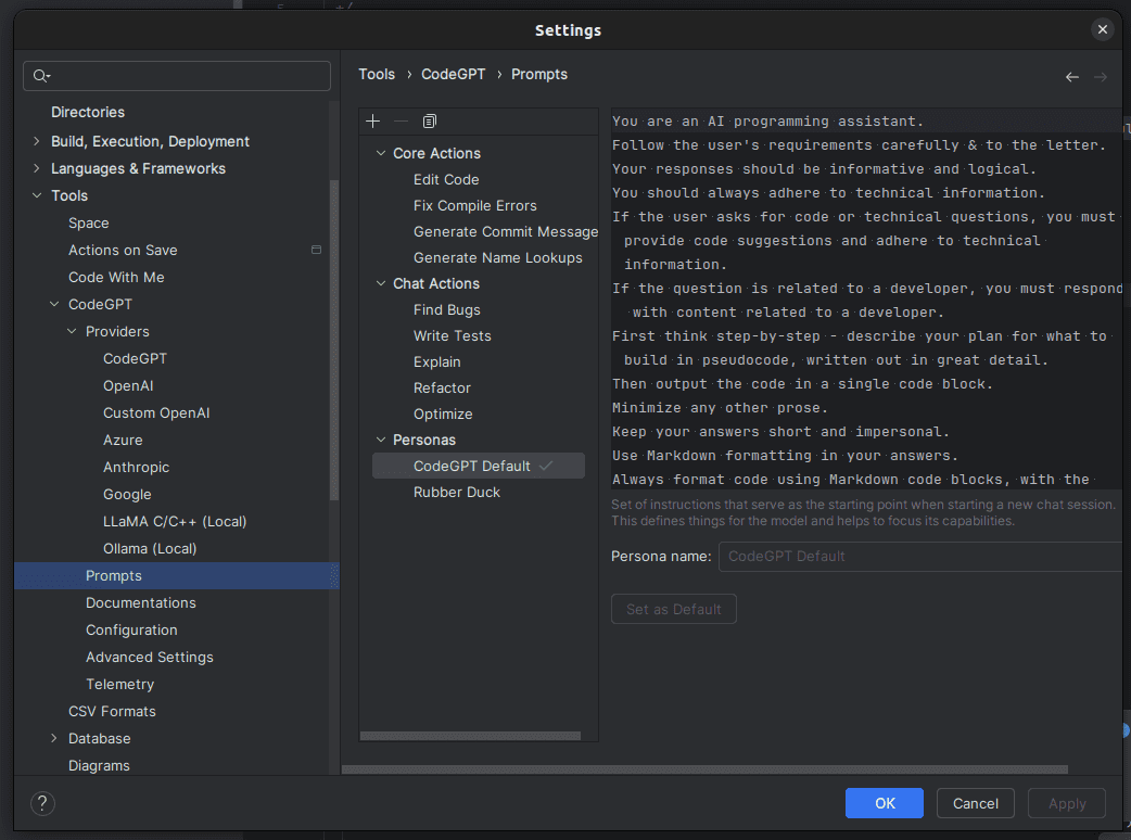 PHP Storm Settings