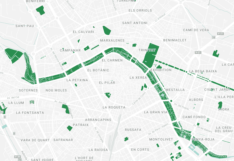 parks of valencia