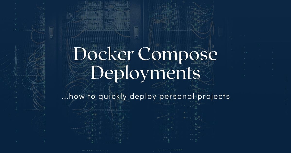Efficient Deployment for Personal Projects