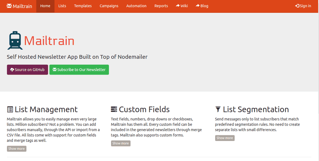 MailTrain.org