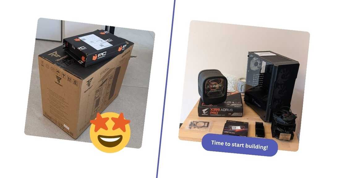 What arrived from the shop