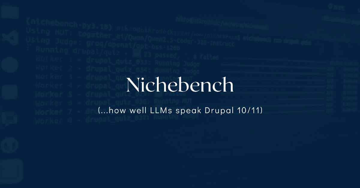 Nichebench - Benching AIs vs Drupal 10-11