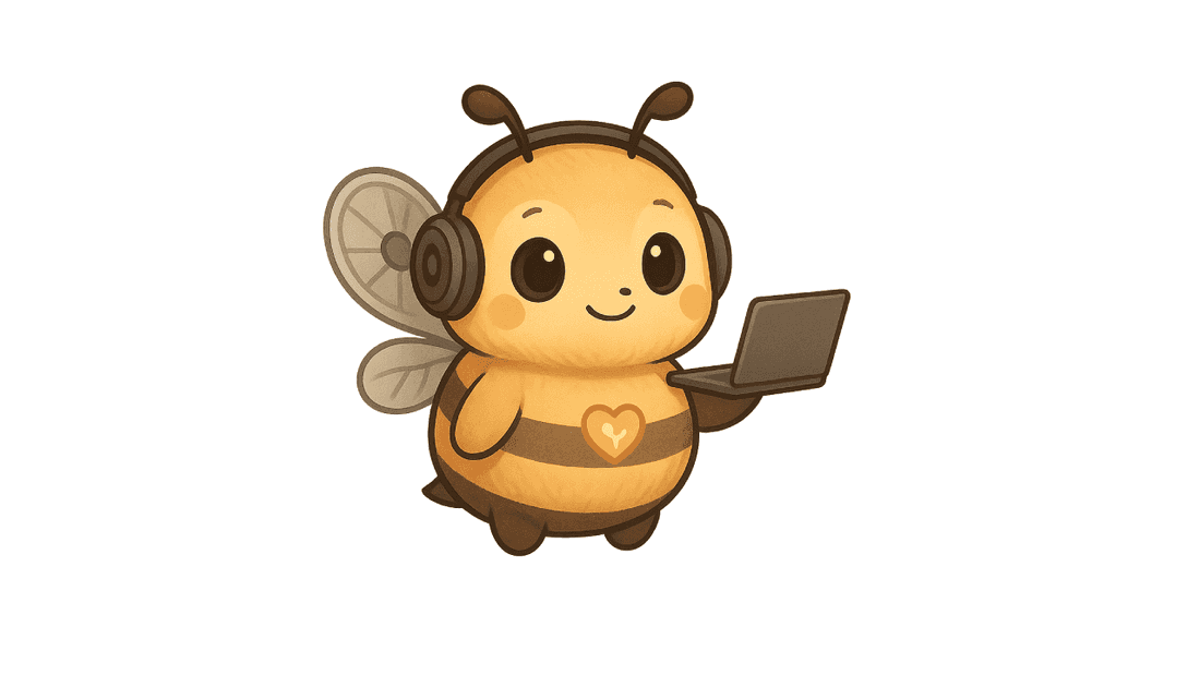 quietbee - mascot for HumanFace AI Homelab