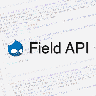 Drupal: Working with Fields